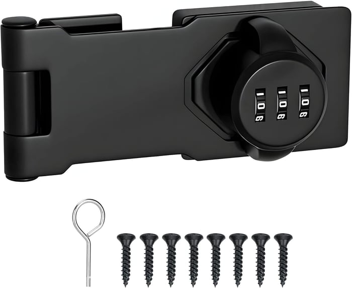 SafeKey - Cerradura De Pestillo Con Contraseña Para Armarios