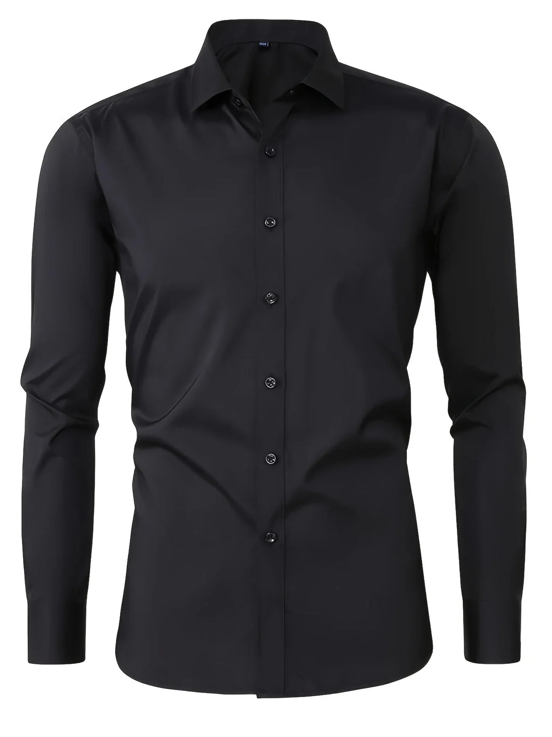 Byron - Elegante Camisa De Manga Larga Con Btones