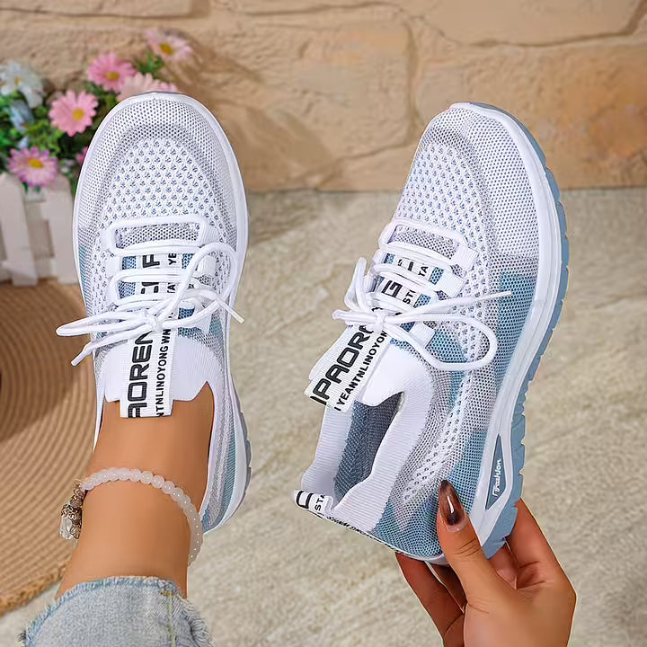 Loreta - Zapatillas Deportivas Transpirables Con Malla Degradada