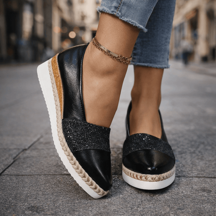 Jahaira - Elegantes Zapatos De Cuña Antideslizantes