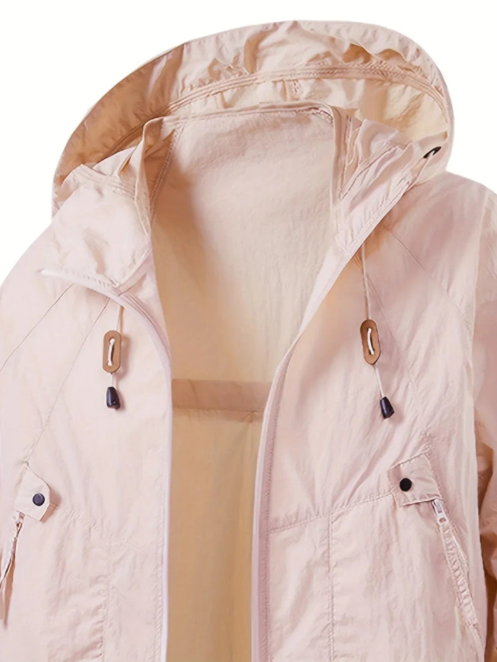 Vrenda - Chaqueta Con Capucha y Mangas Largas Con Bolsillo