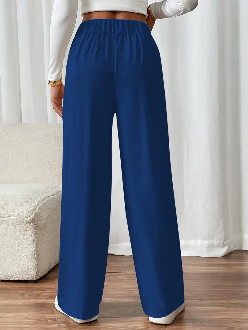 Orvella - Cómodos Pantalones Anchos Con Bolsillos