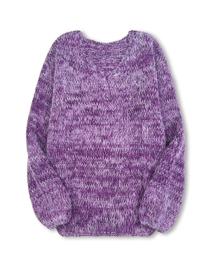 Lital - Elegante Jersey Suave Con Cuello en V