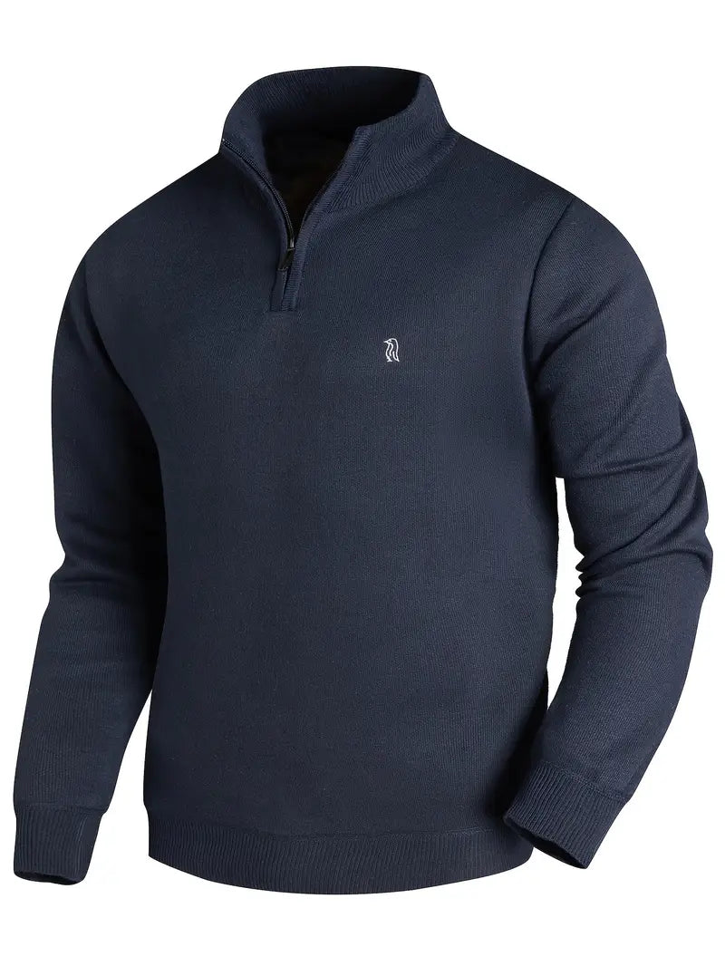 Aryan - Jersey Informal De Punto Con Cremallera