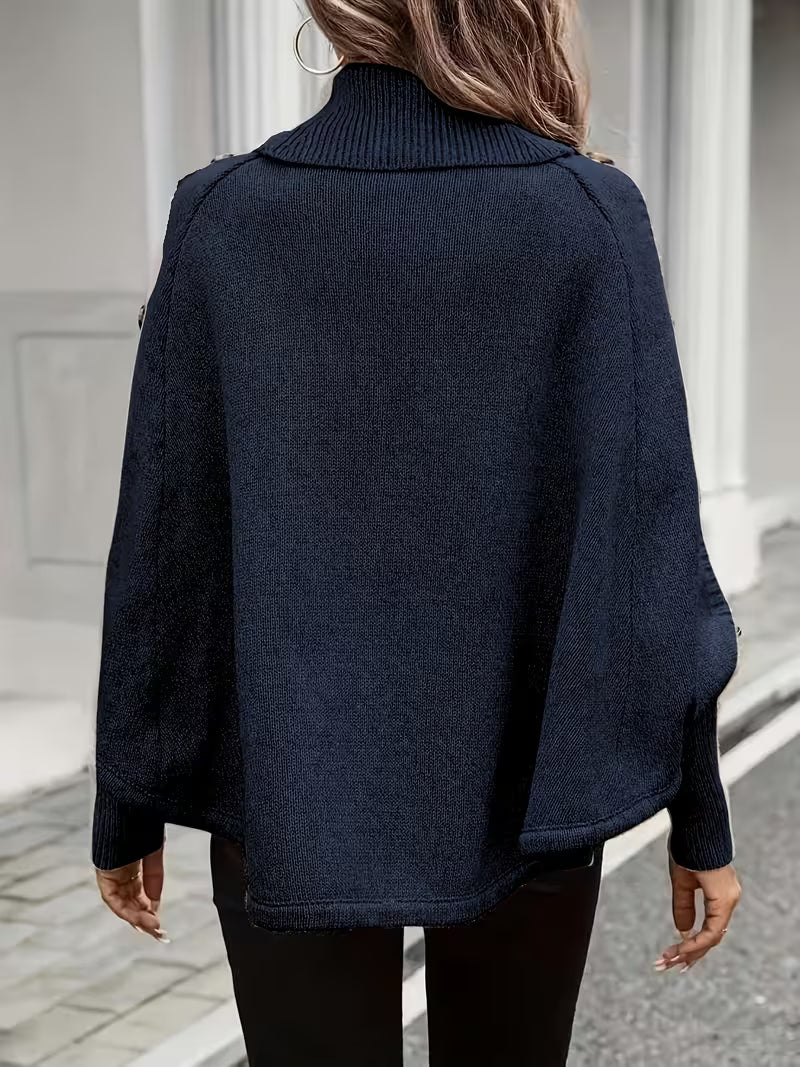 Lolana - Jersey De Cuello Alto Con Estilo Retorcido
