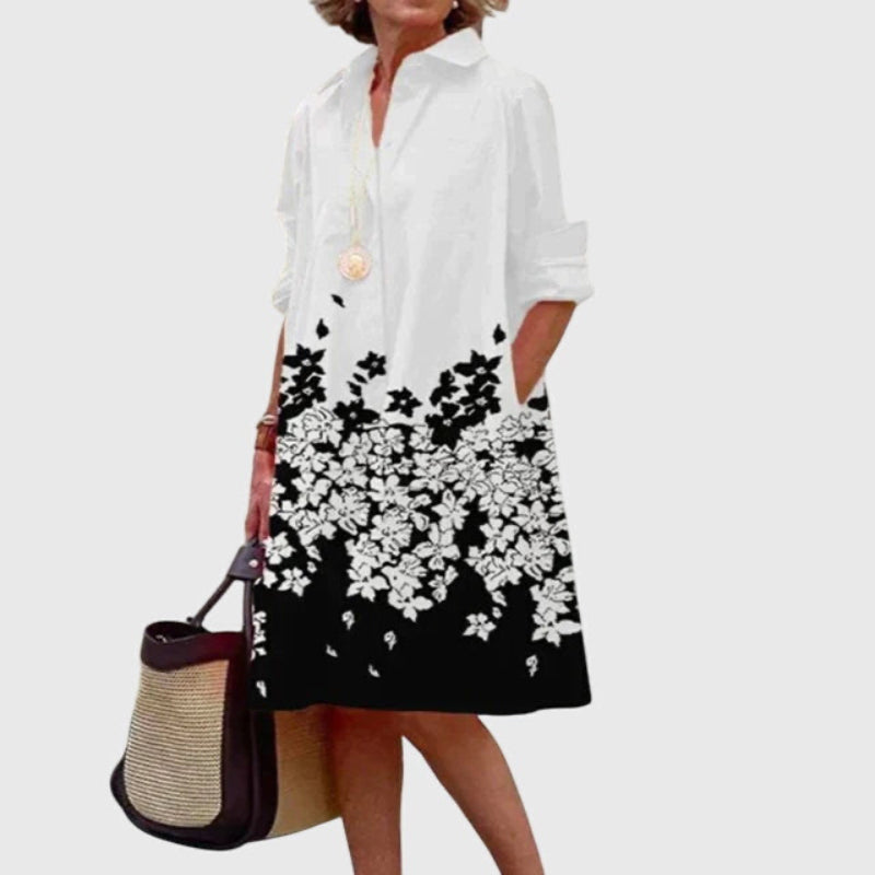 Oshadi - Elegante Minivestido Con Bolsillo