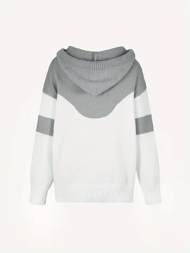 Letitia - Sudadera Con Capucha y Cordón en Bloque de Color