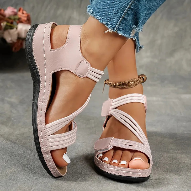 Rania - Sandalias Ligeras de Verano Con Correas Ajustables