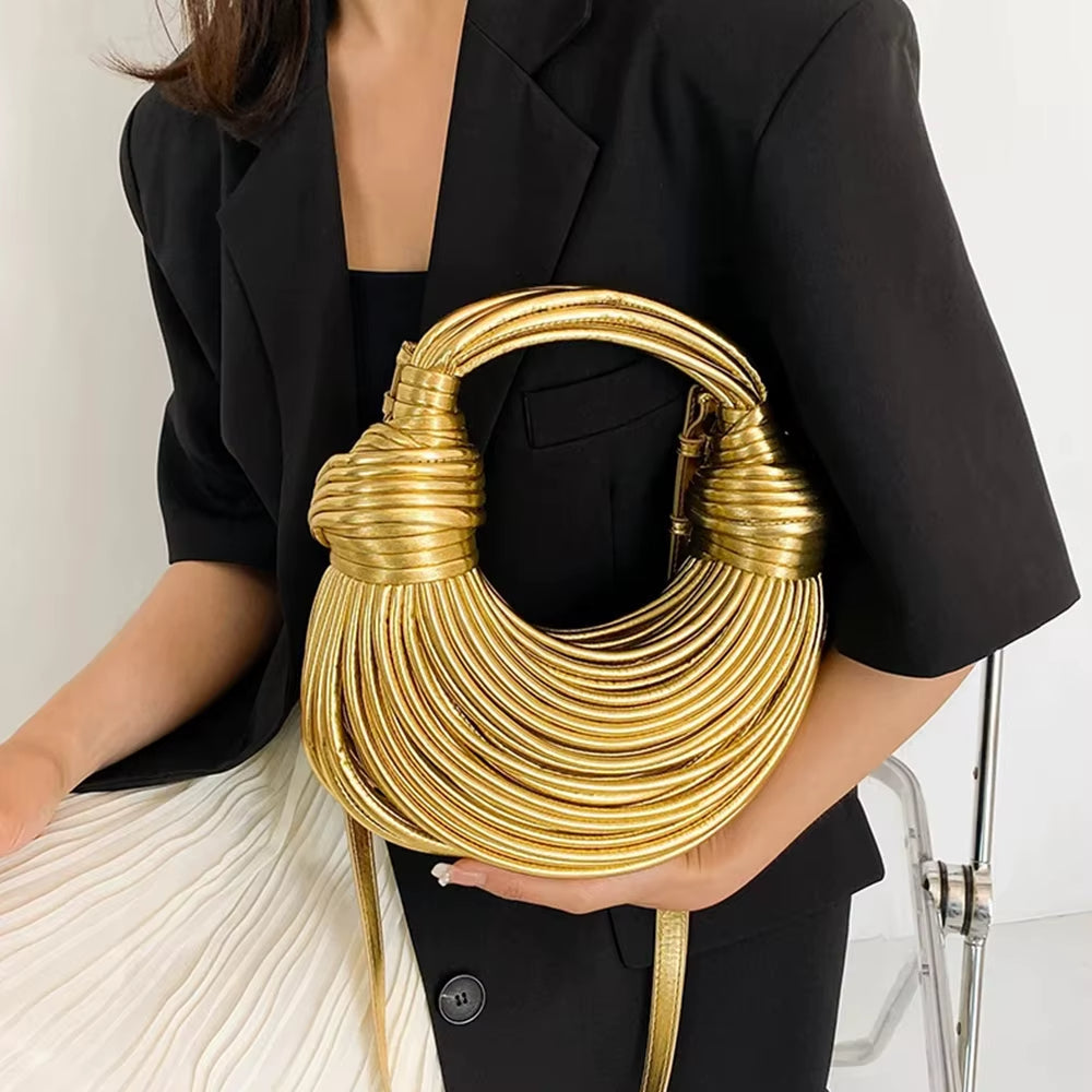 Kamila - Bolsos Esculturales con Forma de Fideo