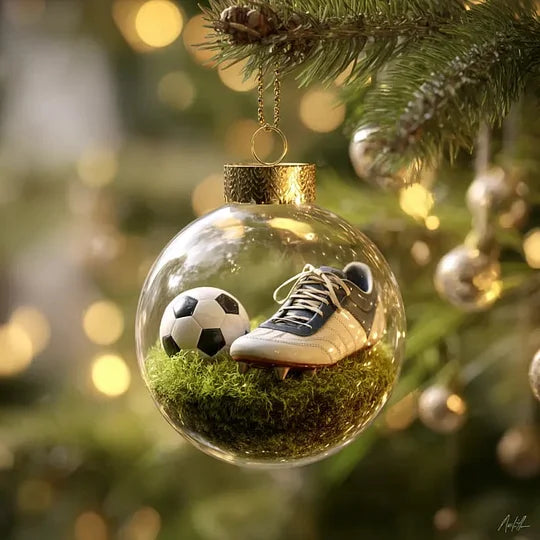 MerryBall - Adorno Navideño Deportivo Bola de Cristal