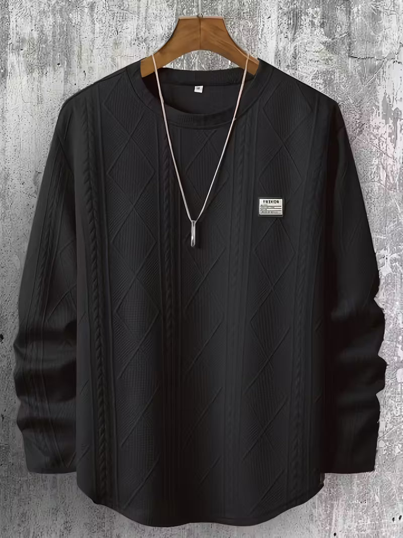 Pauleta - Sudadera Informal de Manga Larga y Cuello Redondo