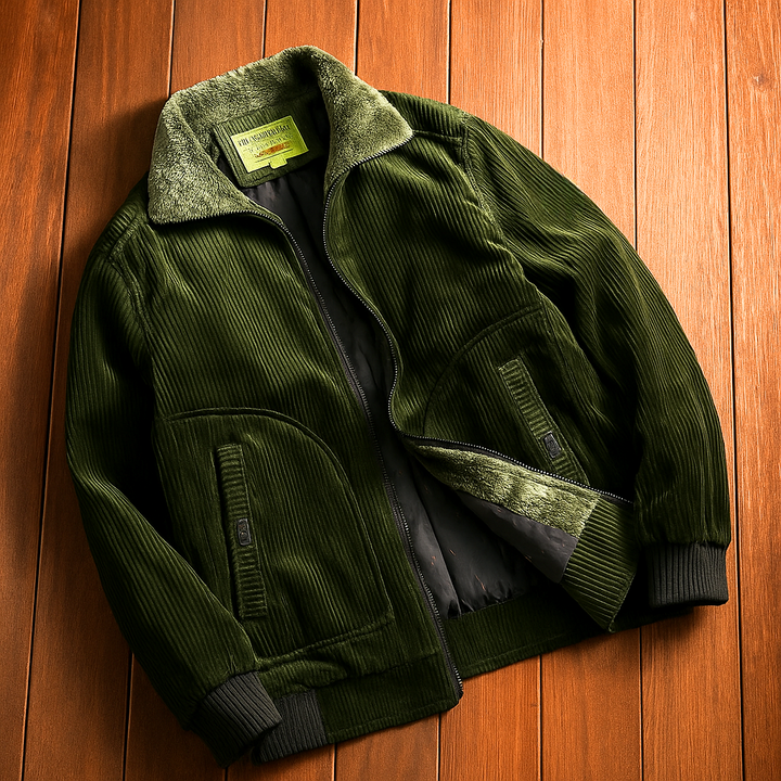 Broja - Chaqueta Informal De Pana Con Cremallera