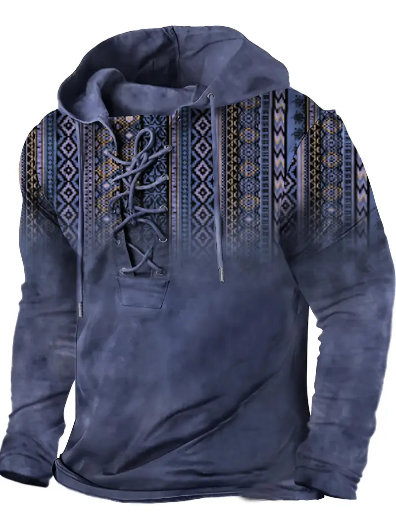 Sandeep - Sudadera con capucha informal estampada en 3D