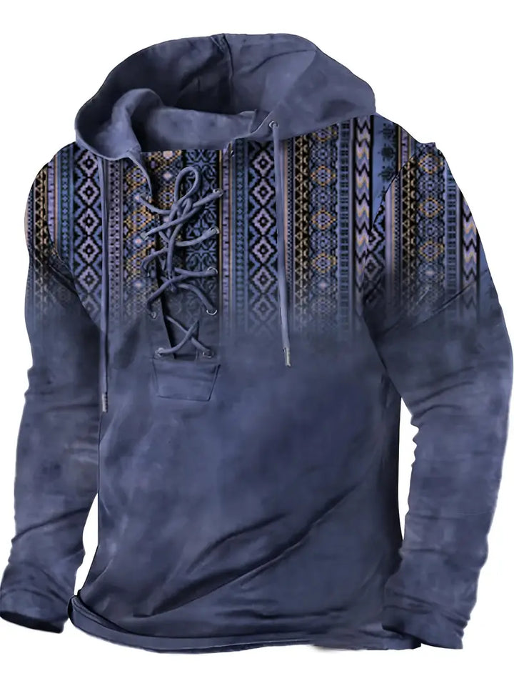 Sandeep - Sudadera con capucha informal estampada en 3D