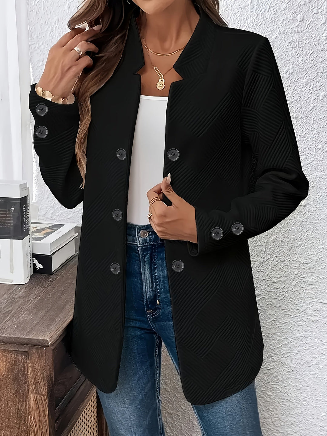Hilkka - Chaqueta De Manga Larga Con Bolsillo