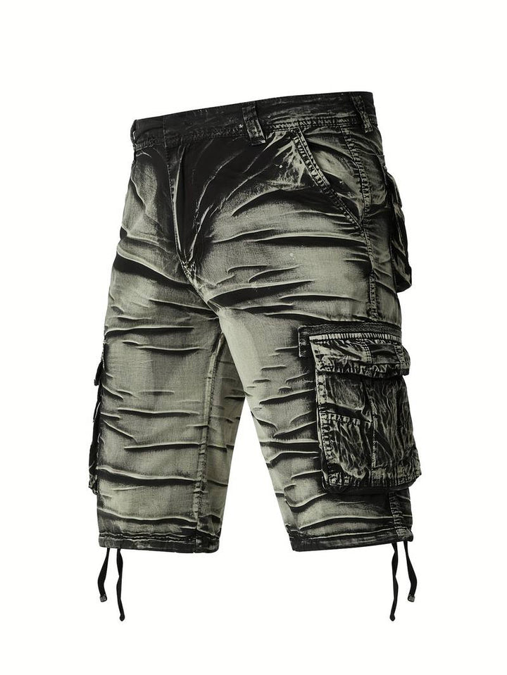 Thomas - Pantalones Cortos Cargo Informales Con Estampado De Camuflaje Y Bolsillo