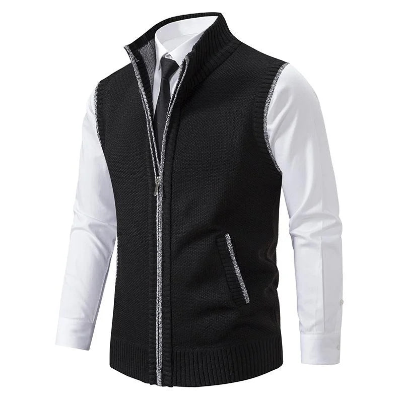 Bremer - Chaleco De Punto Polar Sin Mangas