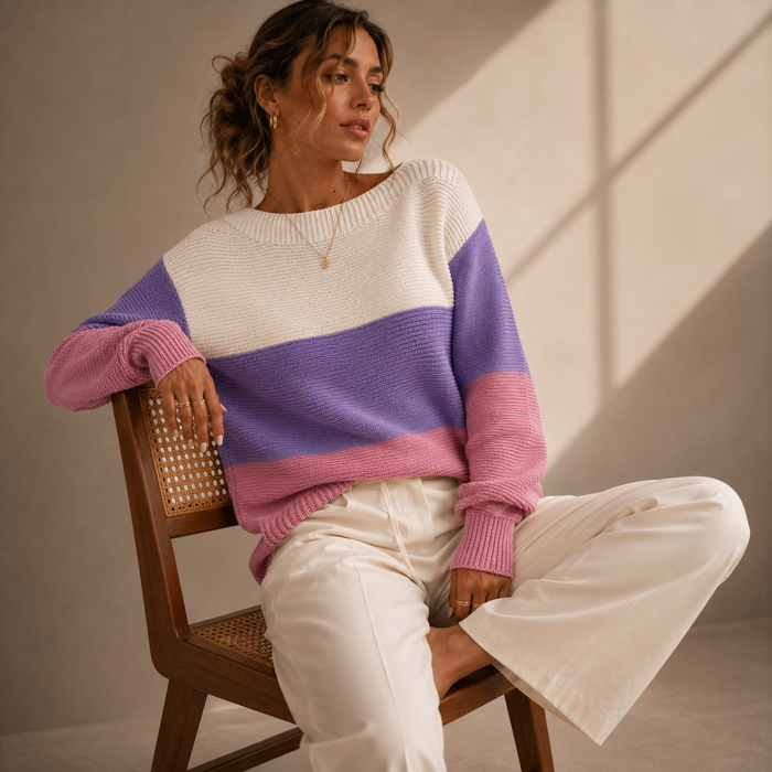 Nirelia - Elegante Jersey De Punto Oversize