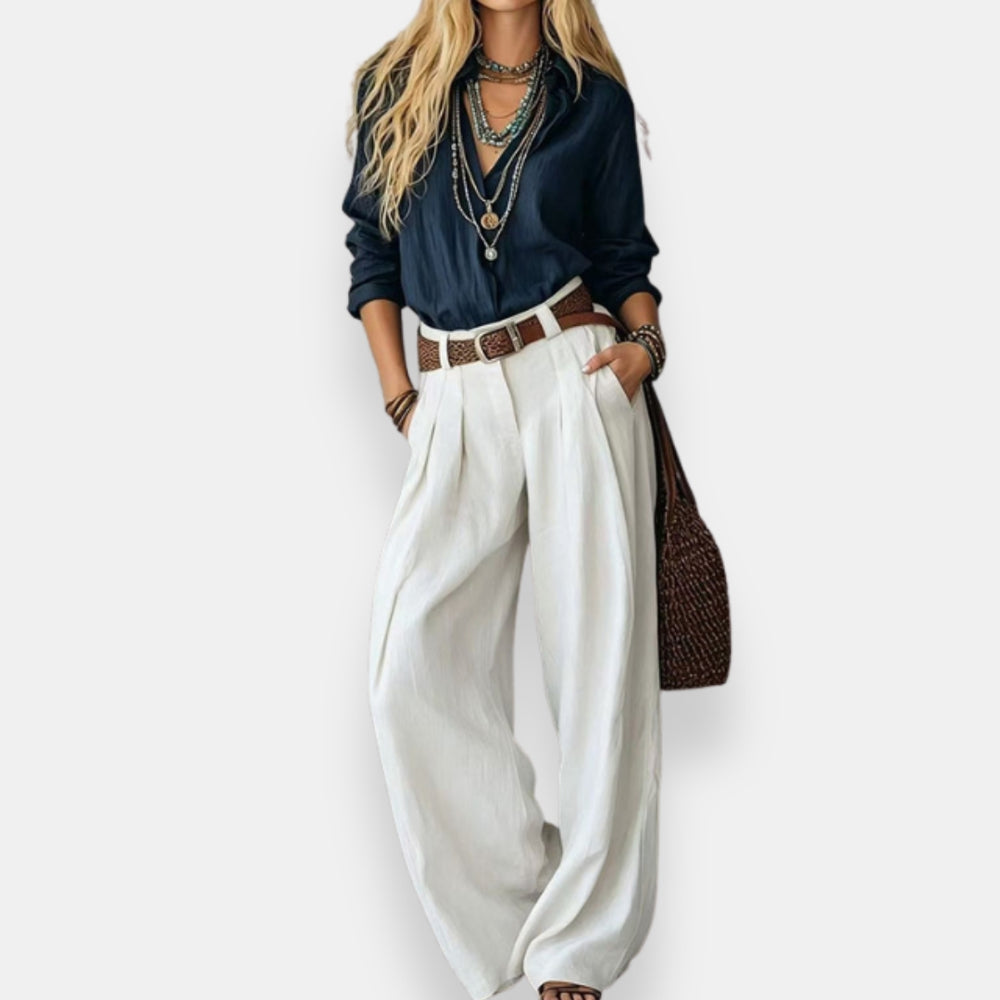 Orable - Conjunto De Camisa Y Pantalón