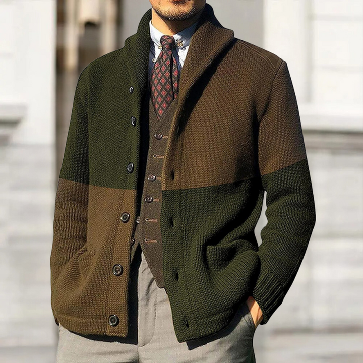 Leonhard - Elegante Cárdigan De Punto
