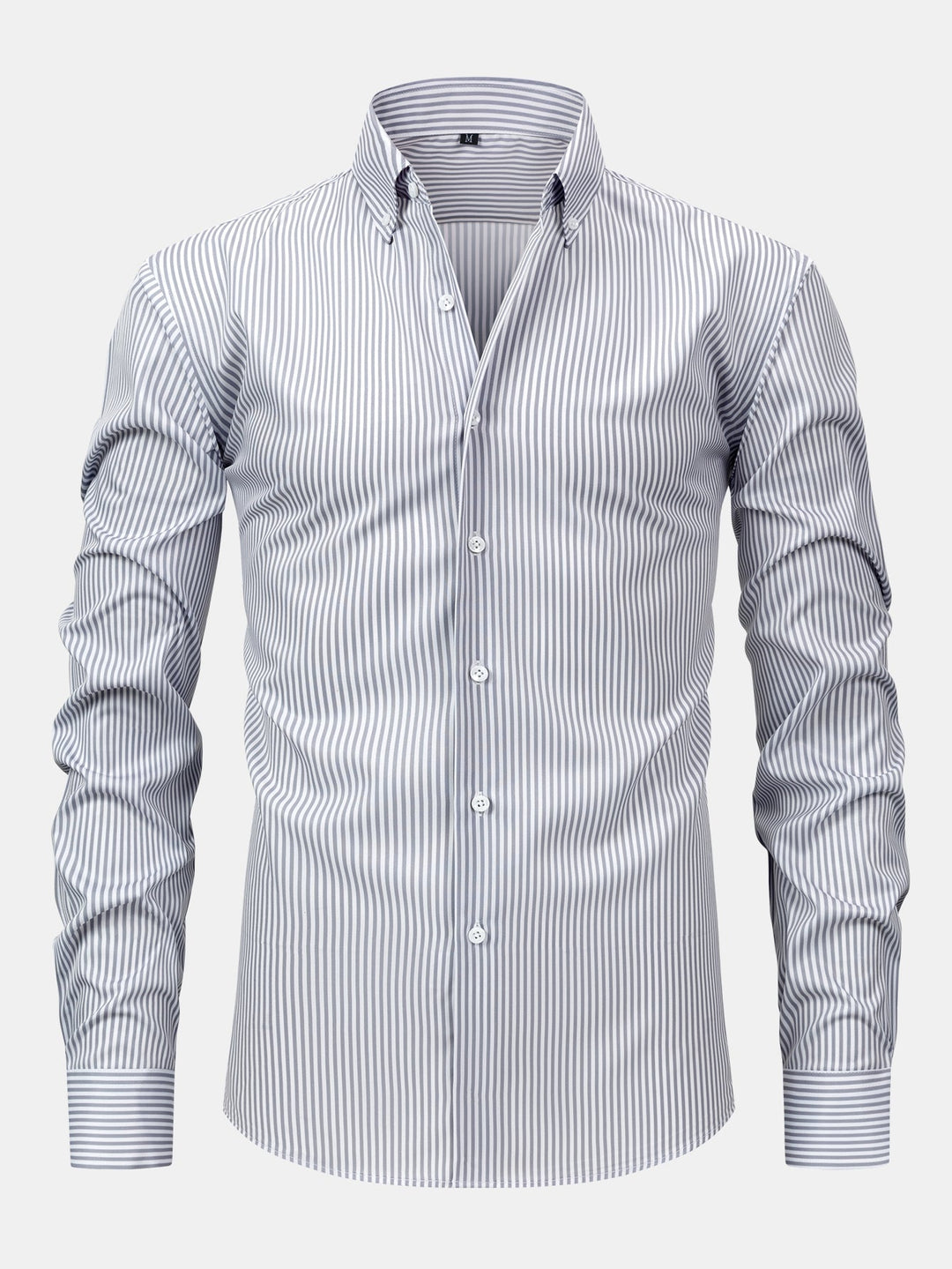 Corey - Camisa De Manga Larga a Rayas Con Botones