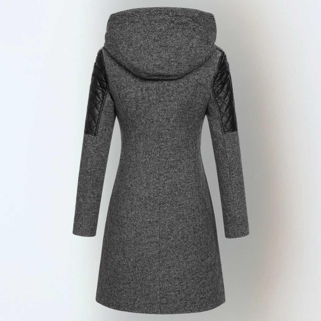 Jasneet - Chaqueta De Invierno Con Capucha y Cremallera