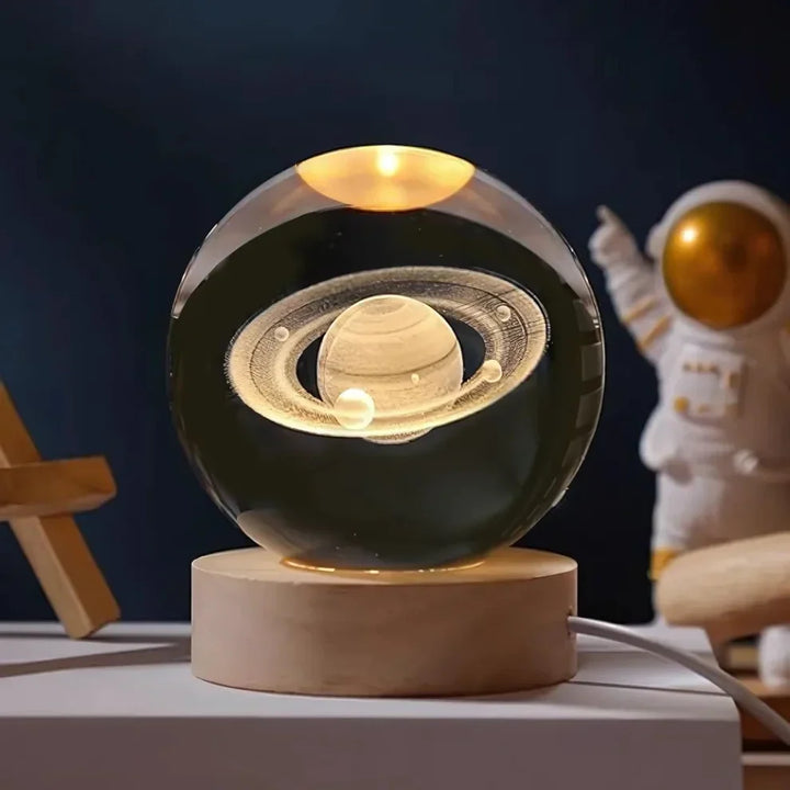 Glow Sphere – Lámpara Luminosa Con Bola De Cristal