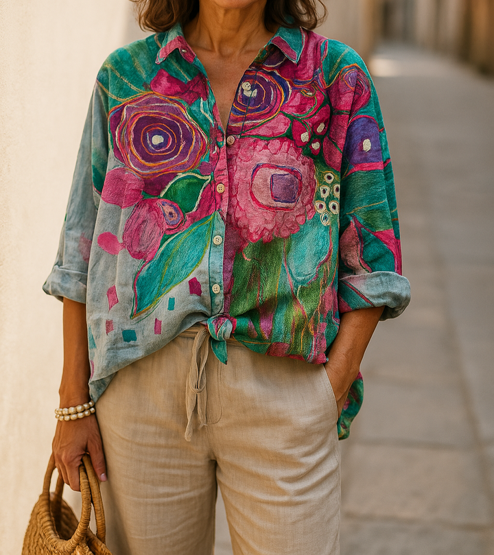 Petra - Blusa Floral Informal