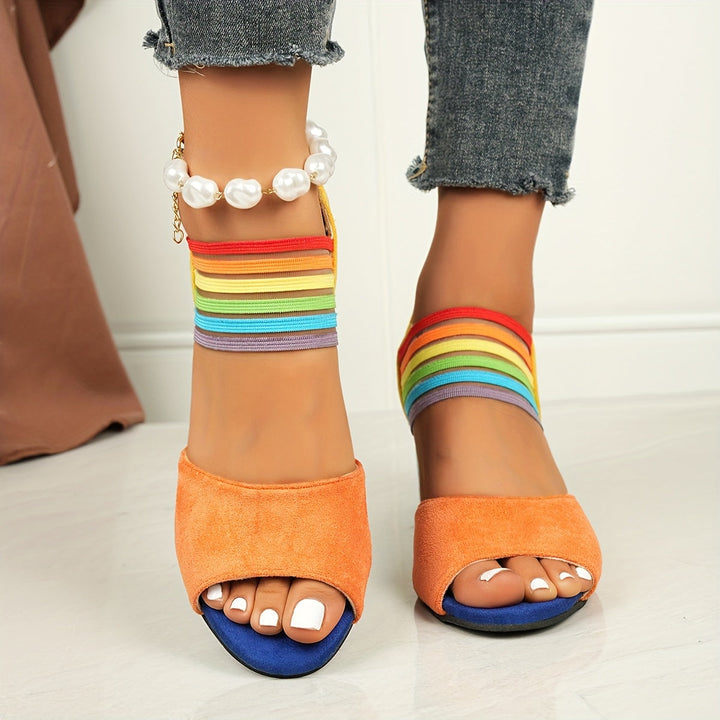 Aretha - Zapatos Elegantes Y Modernos Con Tacón Grueso
