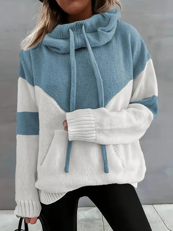 Letitia - Sudadera Con Capucha y Cordón en Bloque de Color