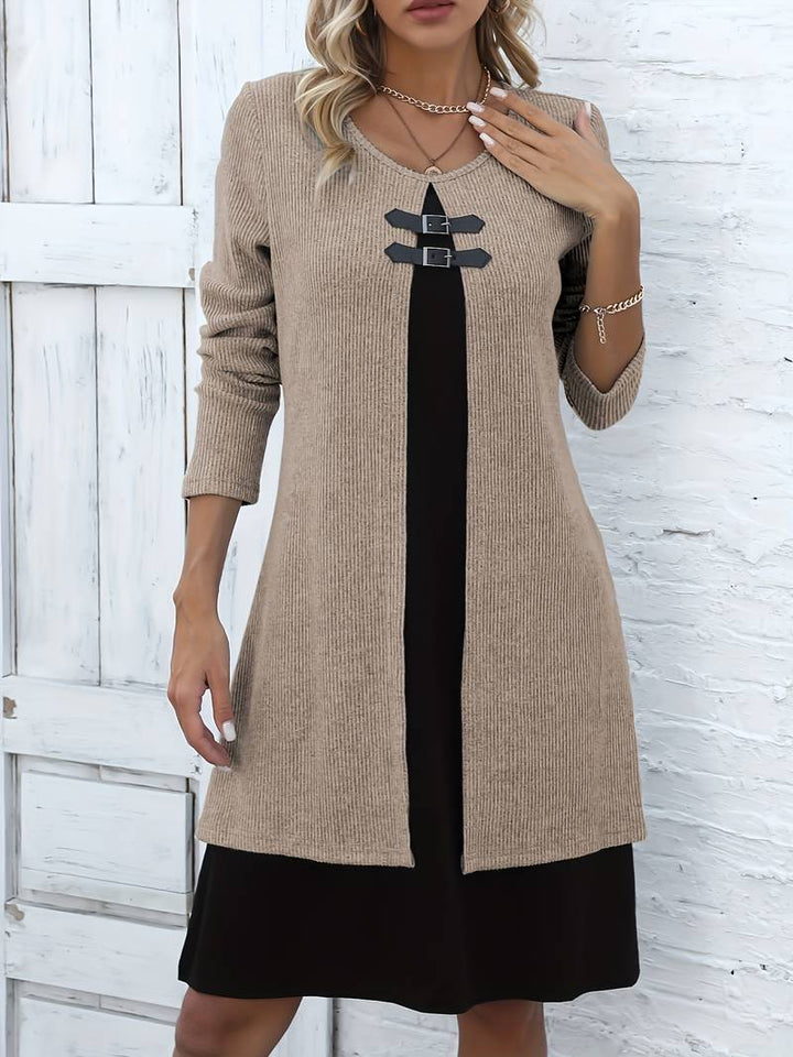 Shirahoshi - Traje De Dos Piezas Con Cuello Redondo Para Otoño e Invierno