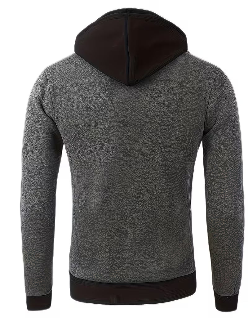 Griffiths - Sudadera con Capucha Manga Larga y Cremallera de un Cuarto