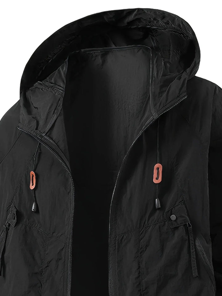 Vrenda - Chaqueta Con Capucha y Mangas Largas Con Bolsillo