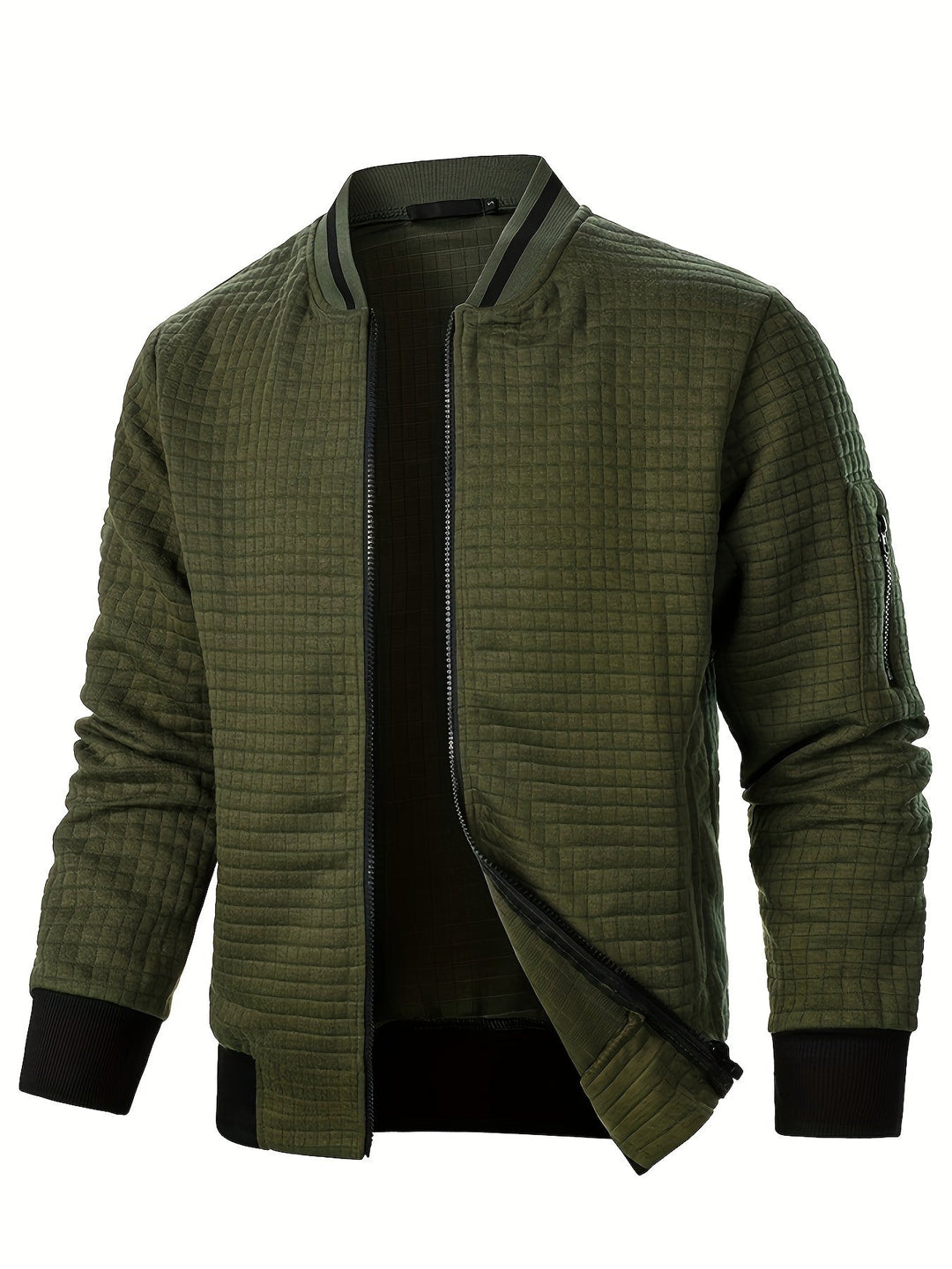 Benjie - Chaqueta Tipo Cárdigan Con Cuello Alto Y Cremallera