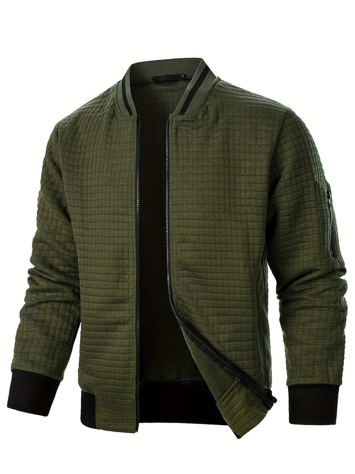 Benjie - Chaqueta Tipo Cárdigan Con Cuello Alto Y Cremallera