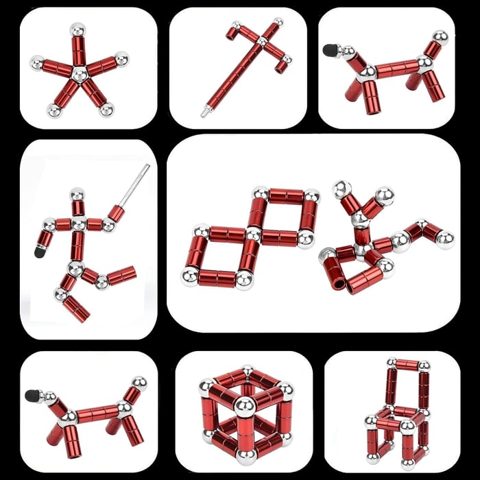 FidgetFlux - Bolígrafo Magnético Fidget