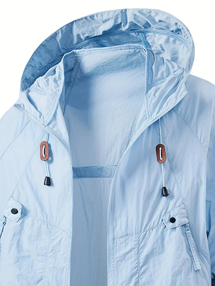 Vrenda - Chaqueta Con Capucha y Mangas Largas Con Bolsillo