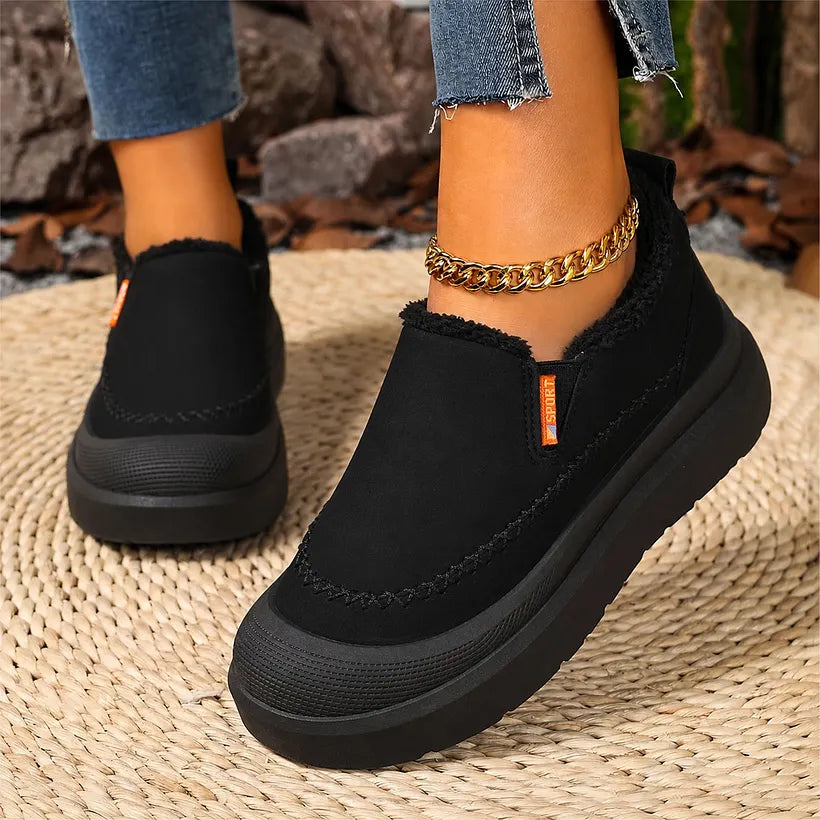 Adelya - Zapatos Elegantes Con Forro De Piel Sintética