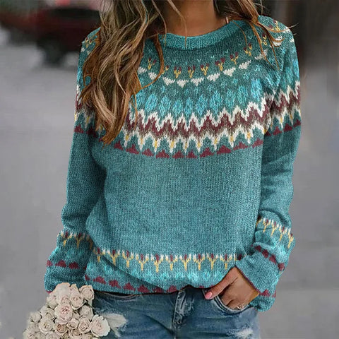 Celeste -  Elegante Jersey de Lana Fina