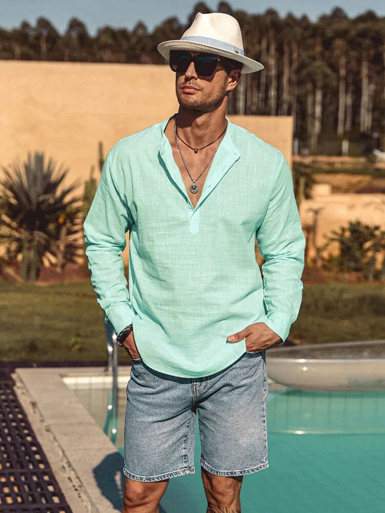 Panika - Camisa de Algodón y Lino