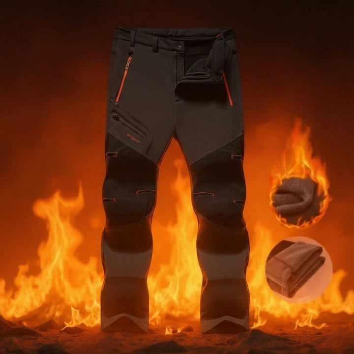 Zoranu - Pantalones de Senderismo Elásticos e Impermeables