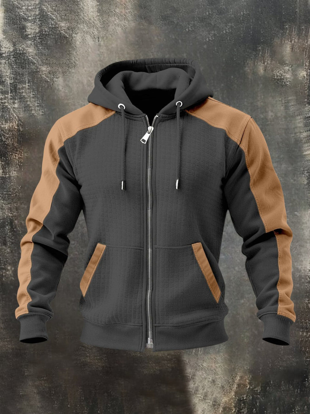 Gunter - Sudadera Con Cremallera En Dos Tonos