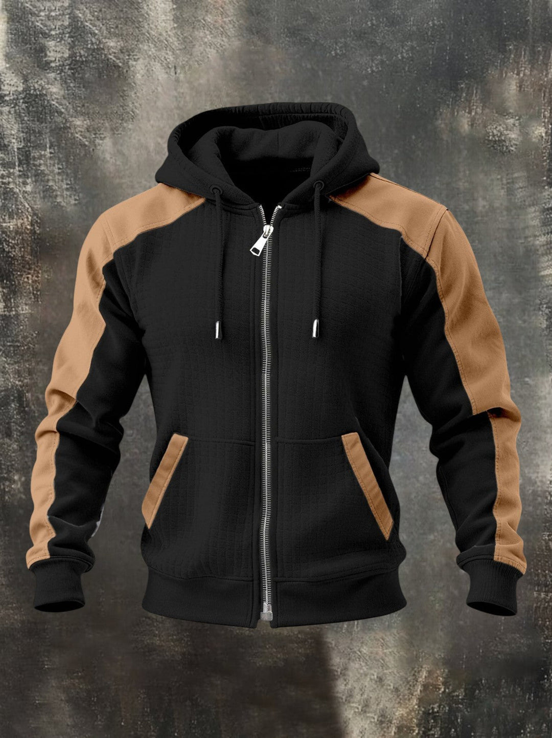 Gunter - Sudadera Con Cremallera En Dos Tonos