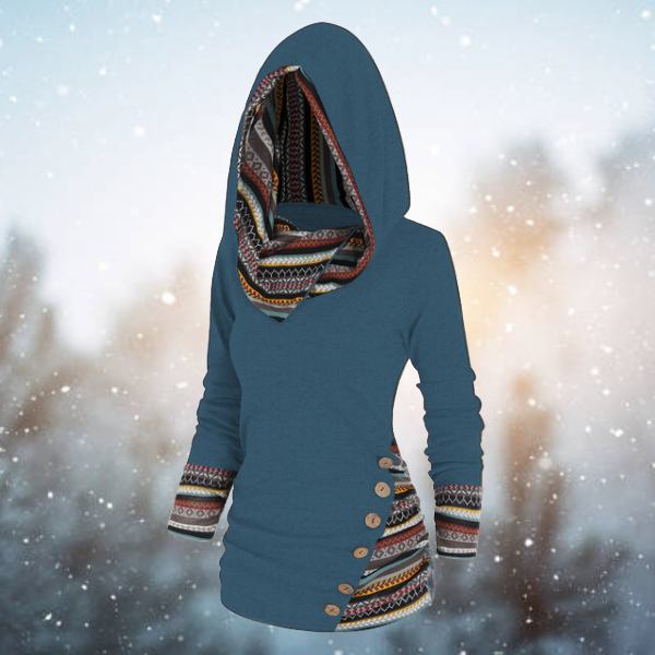 Kathi - Sudadera Con Capucha Tribal
