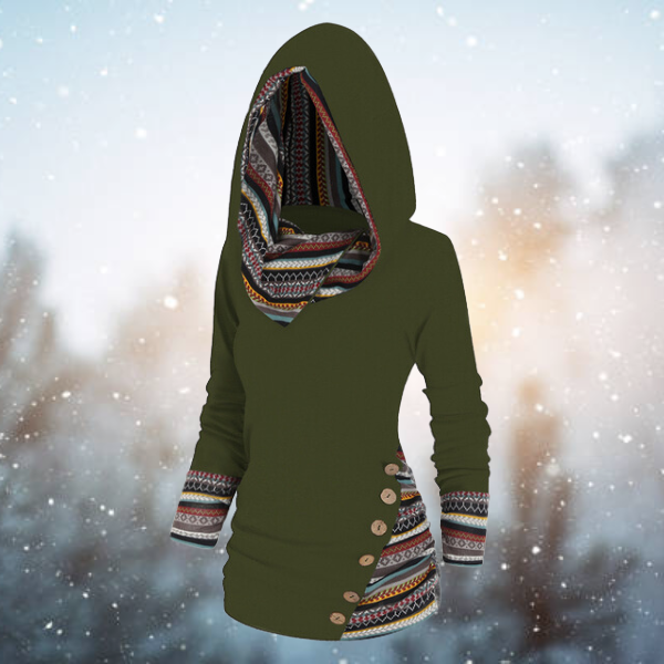Kathi - Sudadera Con Capucha Tribal