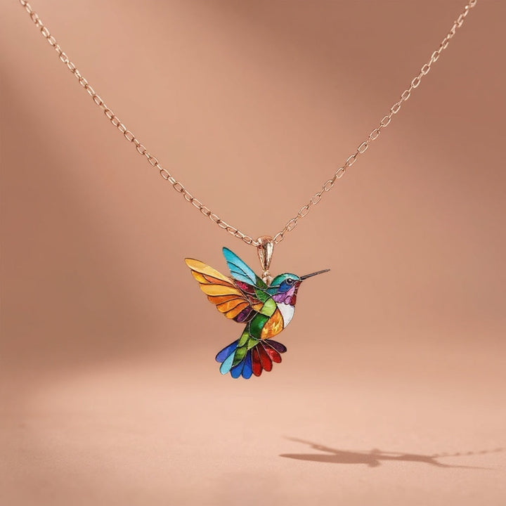 Nahla - Collar y Pendientes Colibrí