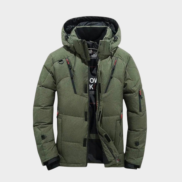 Alaxis - Chaqueta Acolchada Con Capucha y Bolsillos con Cremallera
