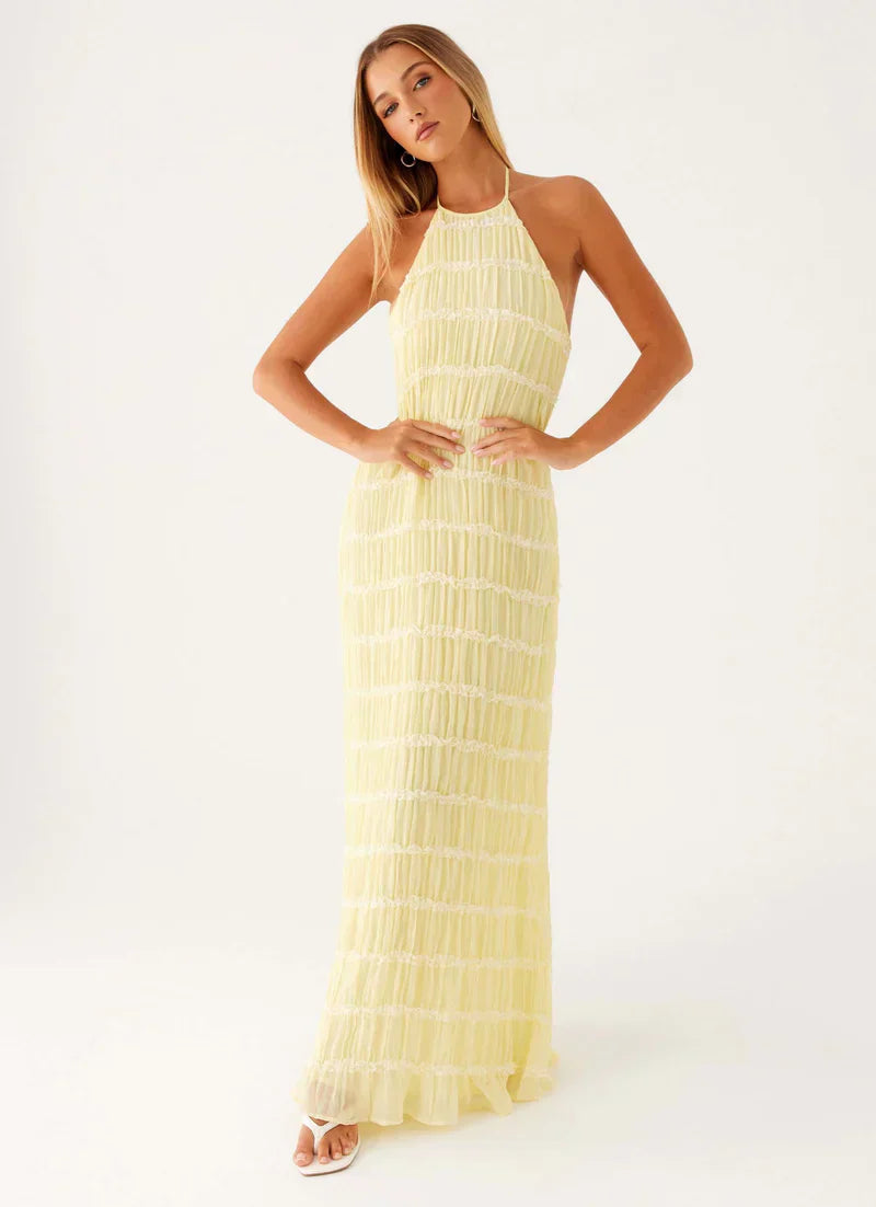Falkenberg - Elegantes Maxikleid Im Bohemian Stil