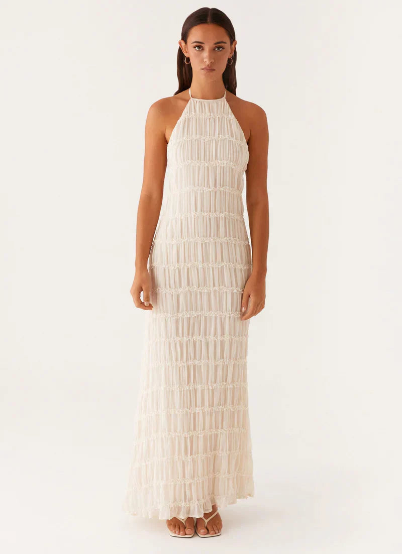 Falkenberg - Elegantes Maxikleid Im Bohemian Stil