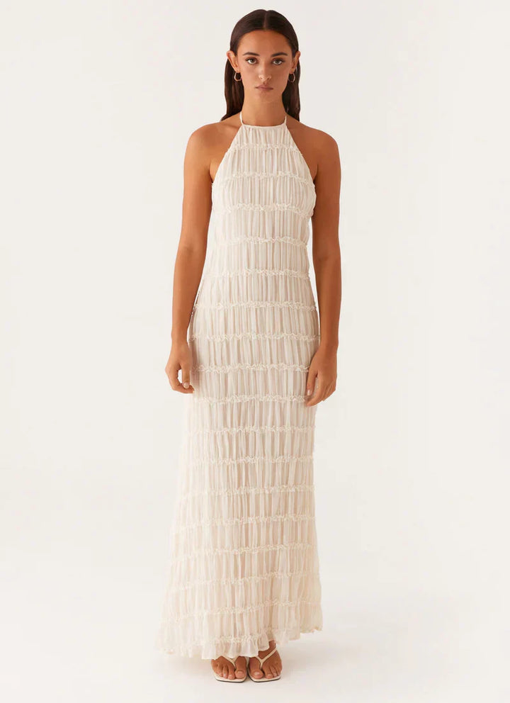 Falkenberg - Elegantes Maxikleid Im Bohemian Stil